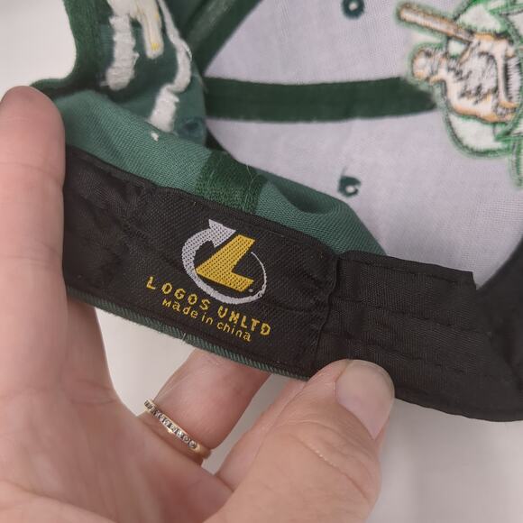 Kane Cougars Country Paying Ball Since 1991 Snapback Cap Green OS LOGOS UNLTD - Picture 9 of 9